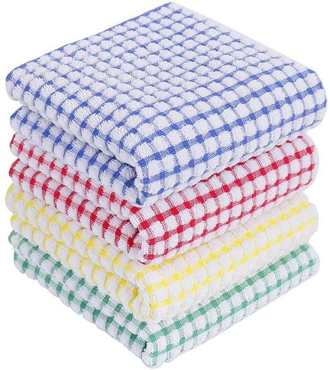 Amazon.com: Kitchen Dishcloths 12pcs 11x12 Inches Bulk Cotton Kitchen Dish Cloths Scrubbing Wash Cloths Sets (Mix color): Home & Kitchen Cleaning Rags, Kitchen Dish Towel, Kitchen Cleaning Supplies, Tea Towel Set, Microfiber Cleaning Cloths, Kitchen Dishes, Cotton Tea Towels, Kitchen Tea, Clean Microfiber