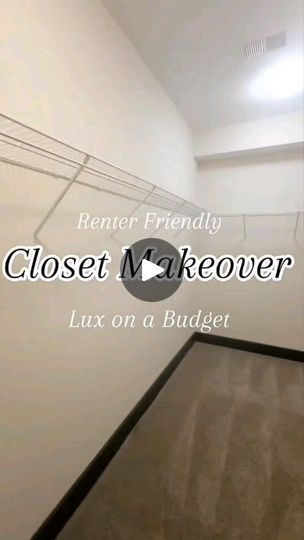 104K views · 148 reactions | Renter's friendly closet makeover  . . . 🎥 by @livingwithfernanda  . . @mrs.gdiydesigns for more decor inspiration ✨️   📌 www.mrsgdiydesigns.com for Custom Crushed Glass and Glitter Abstracts . . #homeinterior #homedecor #closetproject #closet #closetmakeover #renterfriendly #decorideas #glamdecor #glamhome #decor #decorlovers #diyhome #diycraft ##diyproject | KaTrina Gorham | Nicki Minaj · Bahm Bahm Rental Friendly Closet Makeover, Renter Friendly Walk In Closet, Renter Friendly Closet Makeover, Apartment Closet Makeover, Renter Friendly Closet Organization, Cheap Closet Makeover, Rent Friendly Upgrades, Apartment Homestead, Rental Closet