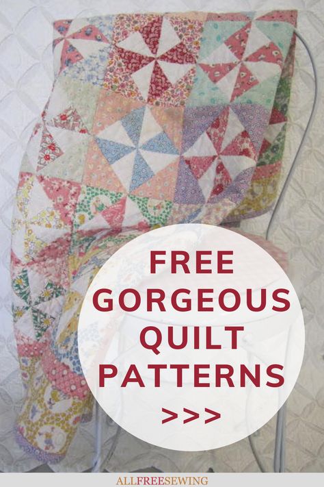 21+ Gorgeous Quilt Patterns | Whether you've never made a quilt before or your home is covered in handmade quilting projects, finding new free quilt patterns is always inspiring. Easy Big Block Quilt Patterns Free, Free Quilt Pattern Downloads, Advanced Quilt Patterns, Queen Quilt Pattern, Queen Size Quilt Pattern, Free Quilt Patterns Printables, Creative Quilts, Baby Quilt Patterns Easy, Free Quilting Patterns