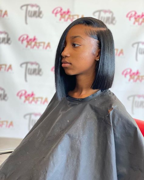 Weave Bob Hairstyles, Cute Bob Hairstyles, Lemonade Braids Hairstyles, Track Hairstyles, Bob Weave, Natural Hair Cuts, Bob Cut Wigs, Quick Weave Hairstyles, Braided Cornrow Hairstyles