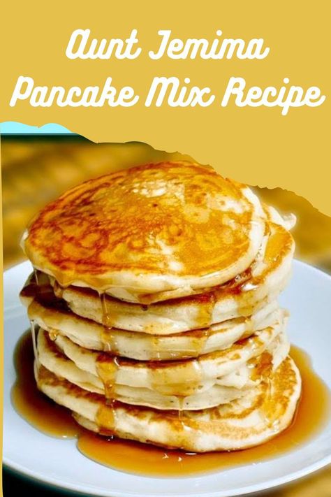 Whether you’re a breakfast aficionado or simply craving a stack of pancakes for brunch, this recipe is about to become your go-to.

In this blog, we’re diving into the world of quick and easy breakfast solutions. We’ll show you how to whip up a batch of delicious pancakes using Aunt Jemima Pancake Mix, a pantry staple that never fails to deliver on taste and convenience. Aunt Jemima Pancakes Recipe, Aunt Jemima Pancakes, Pancake Mix Recipe, Stack Of Pancakes, Pancake Mix Recipes, Delicious Pancakes, Aunt Jemima, Pancake Stack, Homemade Pancakes