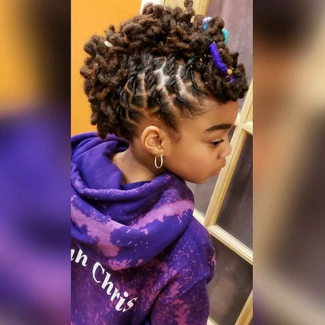 Loc Styles For Girls Kids, Locs Hairstyles For Kids, Loc Hairstyles For Kids, Kids Locs Styles Daughters, Kid Loc Styles, Kids Dreads Hairstyles, Kids Loc Styles, Rey Hair, Kids Dreads