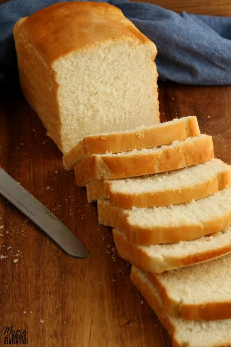 Canyon Bakehouse Gluten Free Bread Recipe, Gluten Free Bread Machine, White Sandwich Bread, Dairy Free Bread, Glutenfri Baking, Keto Bread Recipe, Best Gluten Free Bread, Bread Loaves, Pain Sans Gluten