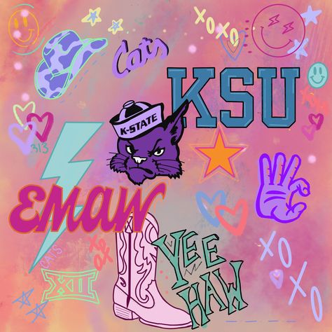 #kansas #kansasstate #ksu #manhattan #mhk #emaw #wildcats #preppy #art #cutewallpaperbackgrounds Ksu Wildcats, Preppy Art, Christmas Gifts For Brother, Manhattan Kansas, University Dorms, Kansas State University, Kansas State Wildcats, Kansas State, Quote Backgrounds