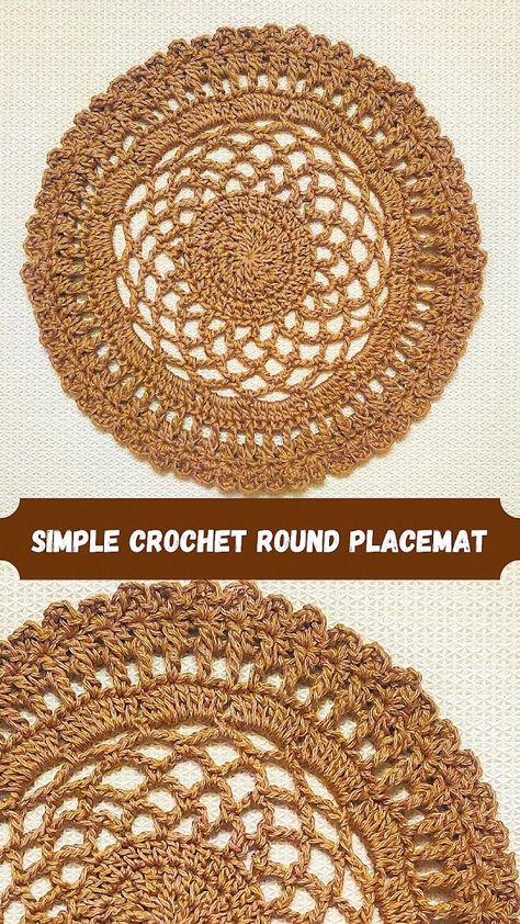 Raji's Craft Hobby: How do you Make a Simple Round Crochet Placemat Table Mat Design, Crochet Table Topper, Tablecloth Pattern, Crochet Placemat, Crochet Bloggers, Crochet Placemat Patterns, Crochet Table Mat, Crochet Tablecloth Pattern, Round Crochet