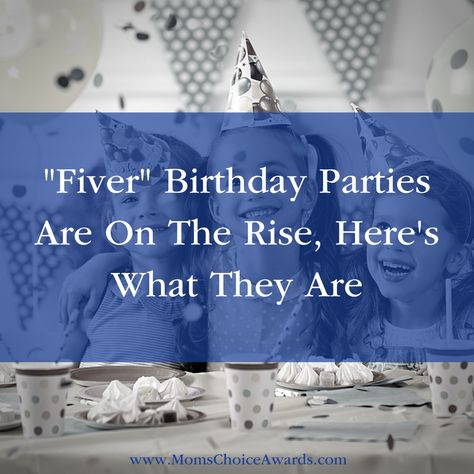 "Fiver" Birthday Parties Are On The Rise, Here's What They Are 5 Birthday Invitation Card, 5er Birthday Invite Wording, Fiver Party Invitation Wording, Fiver Birthday Party Invite Wording, Fiver Party Invitation, Fiver Birthday Party, Fiver Party, Show Of Hands, Positive Parenting Solutions