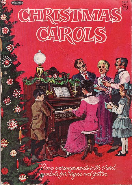 Bedside Stand, Carol Songs, Christmas Carol Book, Holiday Songs, Christmas Carols, Holiday Music, Christmas Catalogs, Old Fashioned Christmas, Entry Hall