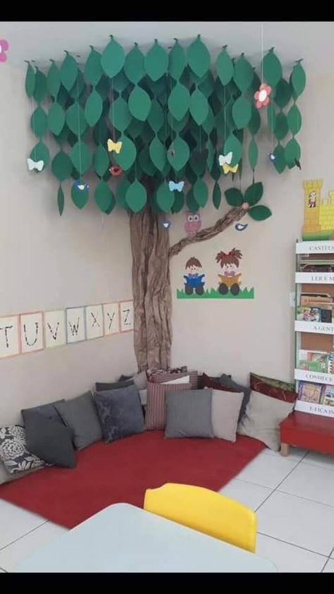 Preschool Rooms, Home Daycare, Book Corners, Creative Classroom, Classroom Setup, Classroom Design, Classroom Setting, Classroom Displays, Reading Corner