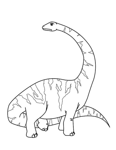 Diplodocus Long Neck Coloring Pages - NetArt Dinosaur Coloring Sheets, Long Neck Dinosaur, Cross Coloring Page, Family Coloring Pages, Barbie Coloring Pages, Coloring Page Printable, Family Coloring, Dinosaur Coloring Pages, Pokemon Coloring Pages