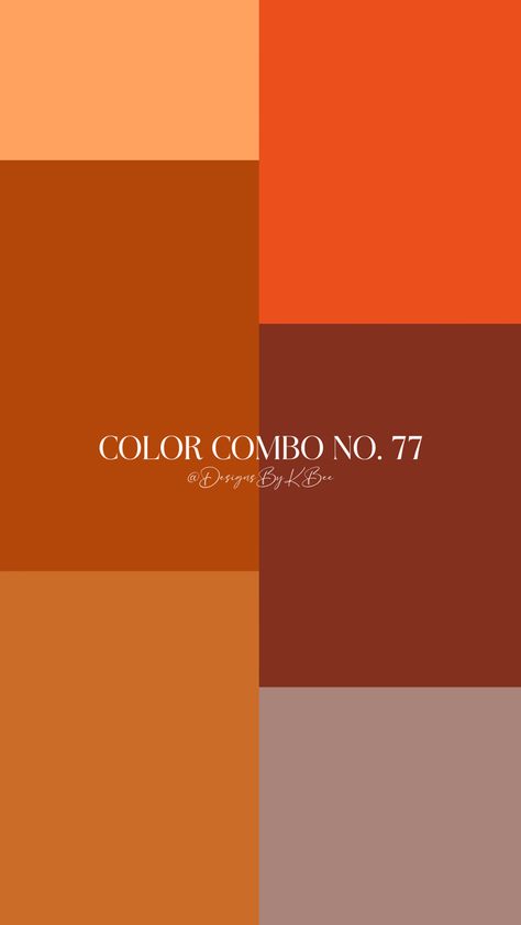 Burnt Orange Color Palette, Color Thesaurus, Colour Season, Phone Widget, Vision 2025, Orange Color Palettes, Cognac Color, Brand Color Palette, Burnt Orange Color