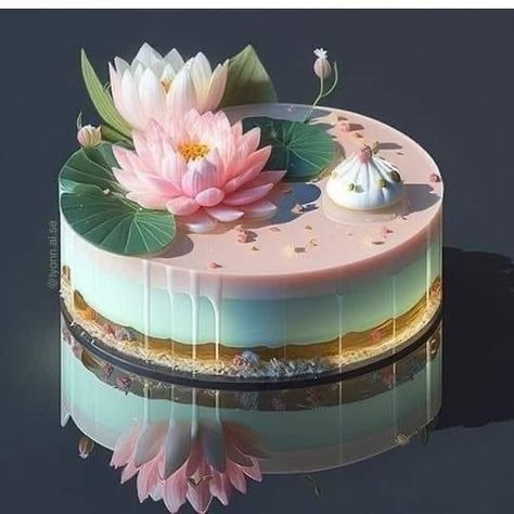 Pond Cake, Horse Birthday Cake, Learn Cake Decorating, Decorate Cake, Cake Jelly, Cake Wallpaper, Fantasy Cake, Elegant Birthday Cakes, Decor Cake