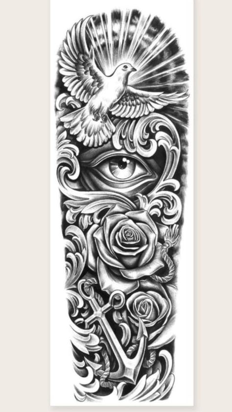 Forearm Tattoo Designs, Voll Arm-tattoos, Half Sleeve Tattoos Sketches, Mangas Tattoo, Chicano Tattoos Sleeve, Quarter Sleeve Tattoos, Half Sleeve Tattoos Drawings, Simple Tattoos For Guys, Arm Temporary Tattoos