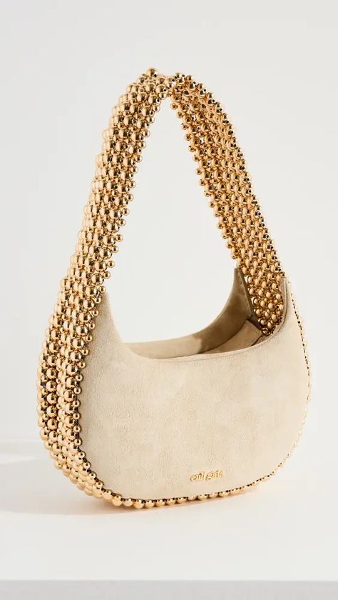 Cult Gaia Bags | Shopbop Cult Gaia Bag, Purse Ideas, Bling Bags, Crochet Bags Purses, Satin Pumps, Shades Of Beige, Jeans Bag, Cult Gaia, Beaded Bags