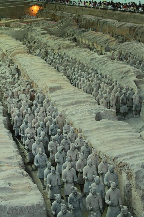 Terracotta Soldiers in Xi`an China. Crowds of tourists visit the landmark site o , #ad, #China, #Crowds, #Xi, #Terracotta, #Soldiers #ad Terracotta Soldiers, China Spring, China Image, Terracotta Warriors, Ancient Civilizations, Vector Stock, Soldier, Photo Image, Editorial