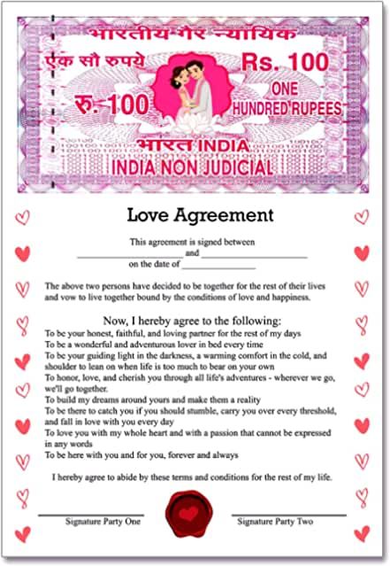 Amazon.in : valentine day gift Love Agreement Contract, Love Agreement, Love Contract, Relationship Contract, Love Notes For Husband, Surprise Your Girlfriend, Reasons I Love You, Love Articles, Valentine Gifts For Girlfriend