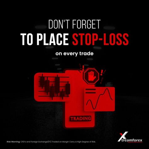 If you are new to trading, don't forget to limit the potential losses in volatile markets! By placing stop-loss on every trade, to close a trading position within your risk profile. As trading without stop-loss makes you more vulnerable to huge losses and could blow up your account. Hence to protect your capital, always remember to put stop-loss when trading. #onefamily #forex #forextrading #artoftrading #placestoploss #limitinglosses #newtraders Foreign Exchange, Always Remember, Matrix, Don't Forget, Accounting, Social Media, Marketing, Media, Quick Saves