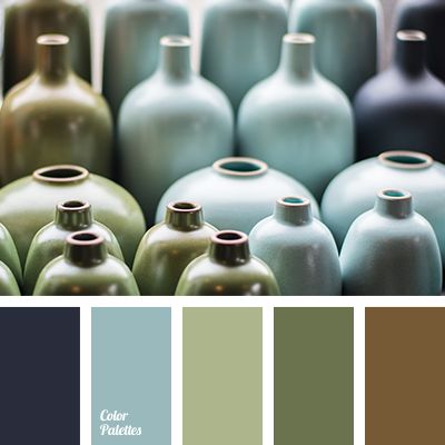 In Color Balance, Cyan Colour, Color Palette Ideas, Wall Living Room, Midnight Blue Color, Brown Color Palette, Palette Ideas, Green Color Schemes, Green Palette