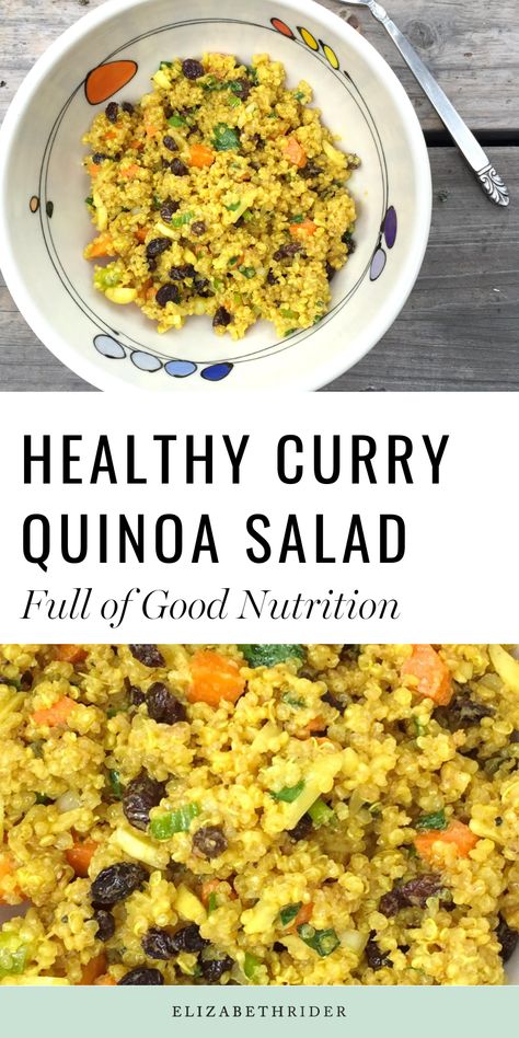 Curry Quinoa, Healthy Curry, Quinoa Recipes Healthy, Quinoa Salad Recipe, Recipes Lunch, Quinoa Salad Recipes, Quinoa Recipes, Fresh Ingredients, Quinoa Salad