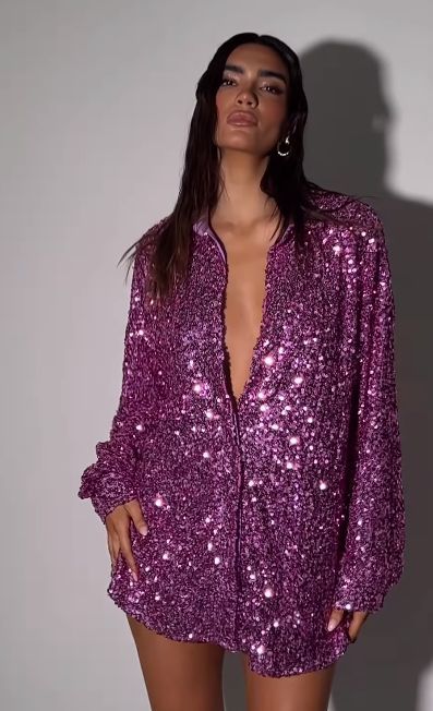 Sequin Shirt Dress Outfit, Rhinestone Dress Outfit, Ibiza Outfits Summer, Lirika Matoshi Dress, Ibiza Outfits Night, Ibiza Outfits Party, Summer Outfits Vintage 90s, Rhinestone Dress Prom, 90s House Music