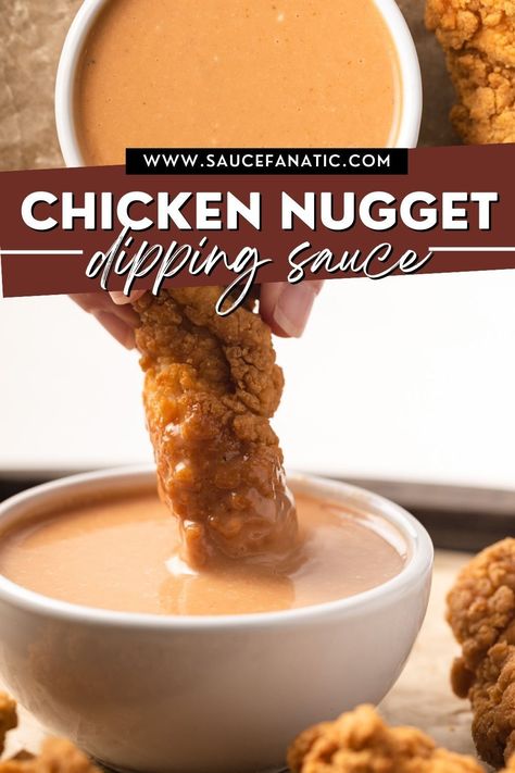 Sweet and tangy Chicken Nugget Dipping Sauce that is perfect for serving with your favorite chicken nuggets. With just 5 simple ingredients you can have this Chic-Fil-A Copycat Chicken Nugget Sauce in no time. Chicken Nugget Sauce, Nugget Dipping Sauce, Nugget Sauce, Chick Fil A Copycat, Chicken Nugget Dipping Sauce, Chicken Nuggets Sauce, Sweet And Tangy Chicken, Tangy Chicken, Chicken Dishes For Dinner