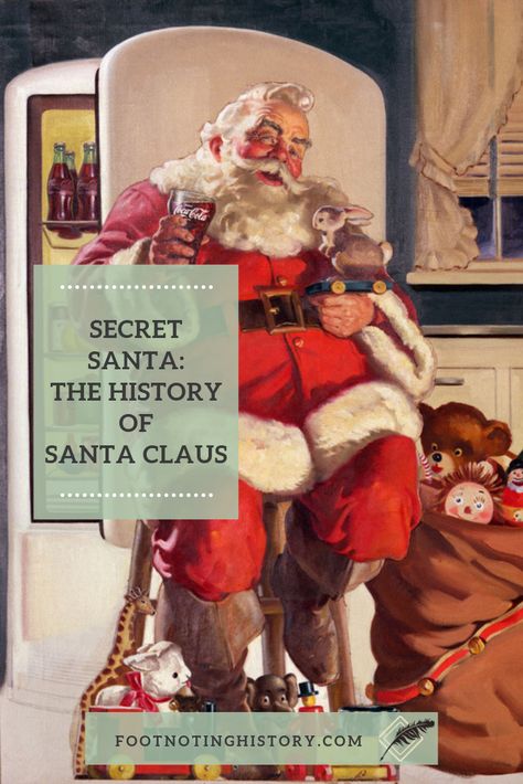 History Of Santa Claus, Feast Of St Nicholas, Homeschool Adventures, Santa Claus Pictures, Images Of Christmas, Christmas History, Christmas Lesson, Vintage Santa Claus, Unit Studies