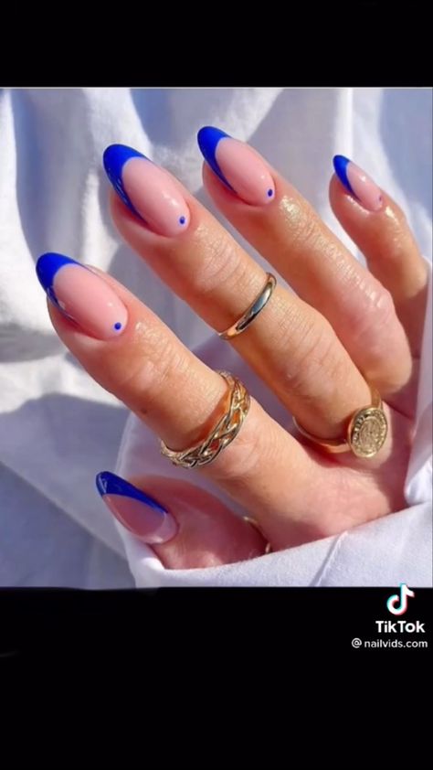 Black Cat Nail, Blue Nail Inspo, Mystic Nails, Acrylic Nails Almond Shape, Cat Nail, Casual Nails, Almond Nails Designs, Almond Acrylic Nails, Cute Gel Nails