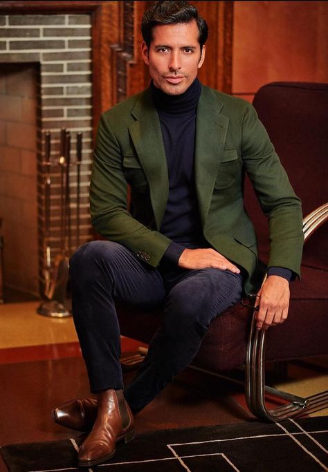 I understand & wish to continue Olive Blazer Outfit Men, Mens Casual Work Clothes, Manolo Costa, Green Blazer Outfit, Green Suit Jacket, Tech Entrepreneur, British Style Men, Blazer Outfits Men, Outfit 2023