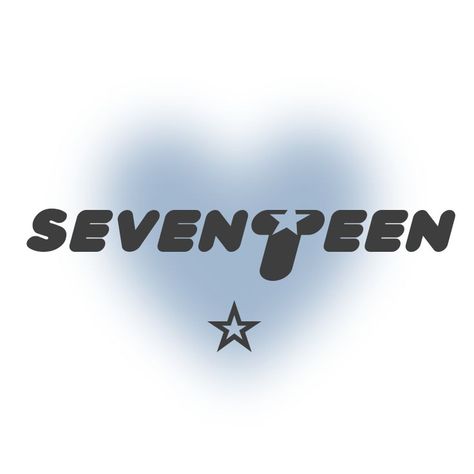 Seventeen Blue Icon, Seventeen Logo Aesthetic, Seventeen Blue Aesthetic, Seventeen Blue, Y2k Blue Aesthetic, Seventeen Logo, Baby Blue Wallpaper, Cover Quotes, Instagram Highlight Covers