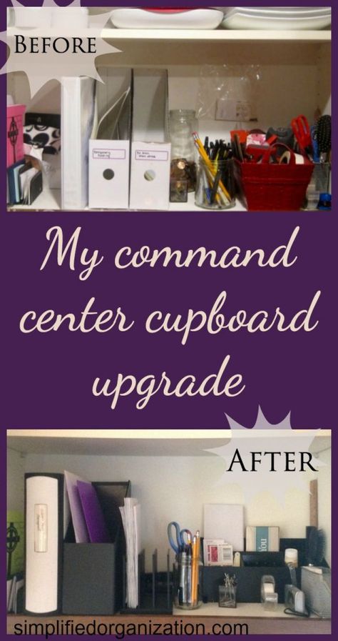 My kitchen command center in a cupboard - the pieces, the resources, the supplies, and how I use it to manage home life with kids. Kitchen Command Center, Proverb 31, Command Center Kitchen, Family Day Care, Homemaking Tips, Office Supply Organization, Like Quotes, Command Center, Home Management