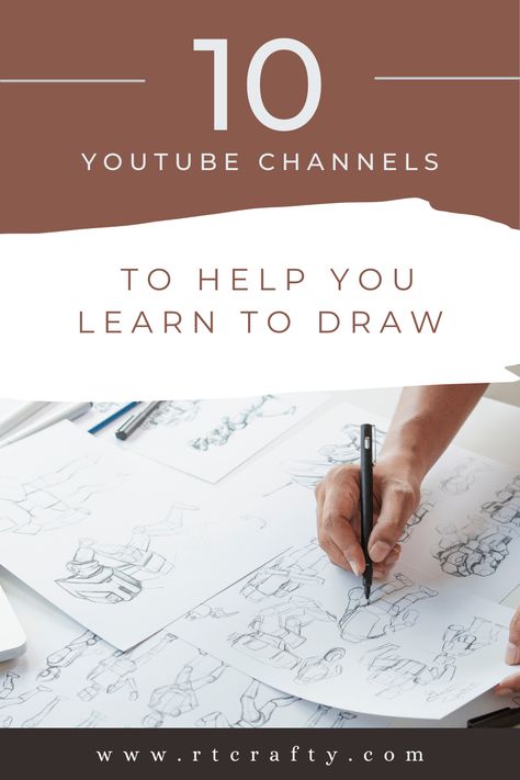 Top 10 YouTube Channels to Help You Learn to Draw Drawing Youtube Channels, Drawing Waves, Sketching Lessons, Learn To Draw Cartoons, Basic Sketch, Easy Christmas Drawings, Beginner Drawing Lessons, Basic Sketching, Youtube Drawing