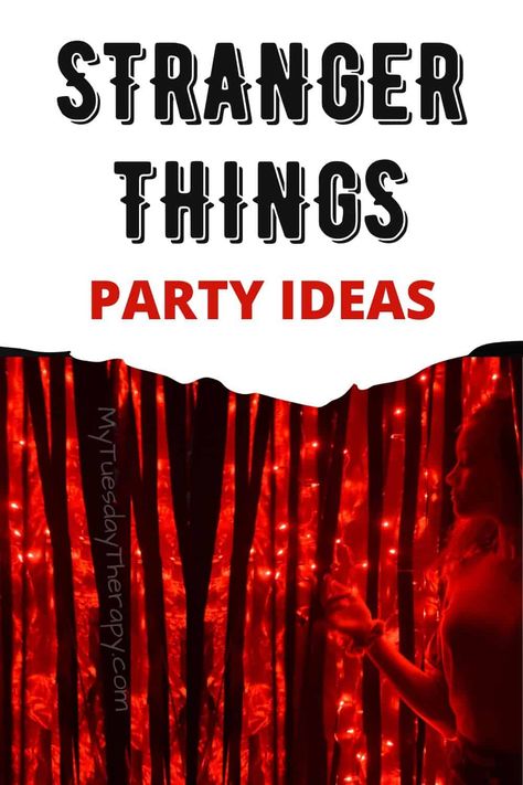 Stranger Things Party Ideas. Cool decorations. Easy DIY decorations. Fun invitations. Everything you need for hosting an awesome Stranger Things Party. Stranger Things Games Ideas, Stranger Things Table Centerpieces, Stranger Things Classroom Theme, Stranger Things Diy Decor, Eleven Birthday Party Ideas, Stranger Things Theme Party Decorations, Stranger Things Themed Birthday Party, Stranger Things Birthday Party Games, Stranger Things Centerpiece Ideas