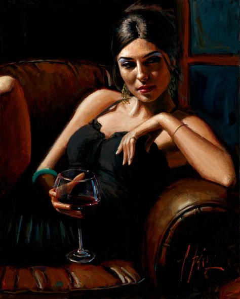 The Living Room V Fabian Perez, Carlos Castaneda, Antony Gormley, Cicely Mary Barker, Wine Art, A Glass Of Wine, Local Art, Glass Of Wine, Romantic Art