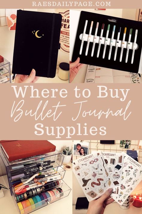 Bullet Journal Essentials, Bullet Journal Supplies, Bullet Journal Contents, Pens And Markers, Tombow Fudenosuke, Organization Bullet Journal, Pretty Pens, Happy Planner Stickers, Daily Page