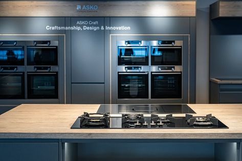 Scandinavian appliance brand ASKO to open first UK showroom in Stoke-on-Trent - Business Live Kitchen Appliances Showroom, Kitchen Design Showrooms, Kitchen Hob, Store Kitchen Appliances, Home Appliance Store, Shop Mobile, Luxury Appliances, Modular Kitchen Design, Kitchen Showroom