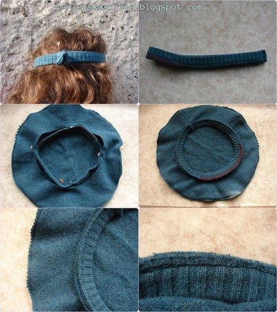 Diy Beret Hat, How To Make A Beret, Petrol Color, Beret Pattern, Diy Hats, Ivy Hat, Sewing Hats, Hat Patterns To Sew, Fashion Sewing Tutorials