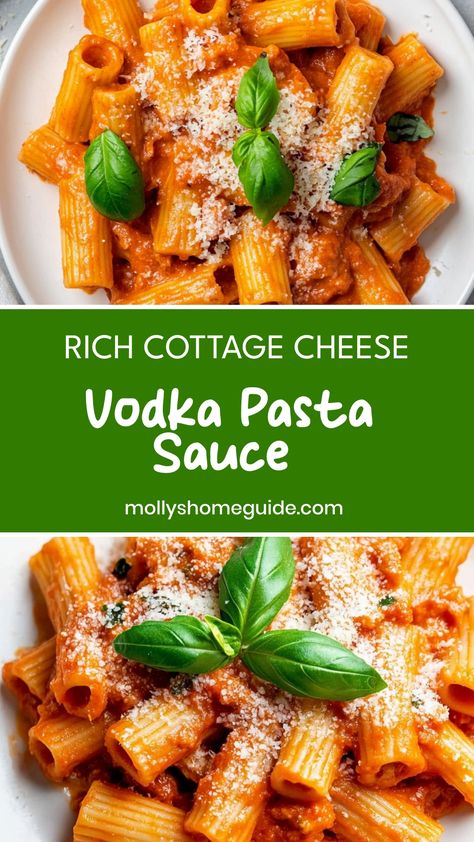 Savor the creamy, tangy goodness of Cottage Cheese Vodka Pasta Sauce. Perfect with your favorite pasta, this rich sauce adds a decadent twist to traditional recipes. Elevate your dinner with this homemade sauce that’s sure to impress your taste buds. Make it your new go-to for a delicious meal at home.

Ingredients
2–3 tablespoons olive oil
3 cups diced white or yellow onion
5 minced garlic cloves
1/4 teaspoon salt
1/4 teaspoon red pepper flakes
1 small can (6 oz) tomato paste
1 regular can (15 Cottage Cheese Pasta Sauce, Vodka Pasta Recipe, Vodka Pasta Sauce, Tomato Paste Sauce, Tomato Paste Recipe, Cottage Cheese Pasta, Homemade Cottage Cheese, Protein Cottage Cheese, Vodka Sauce Pasta