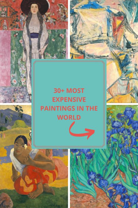 It is interesting! A large list of paintings that went under the hammer for the highest price! #art #greatartists #greatpaintings #WoWPencils Paintings Of Sculptures, Expensive Art Paintings, Expensive Paintings Art, Mannerism Art, Popular Art Paintings, Rich Painting, Female Artists Painting, Most Expensive Painting, Antique Knowledge