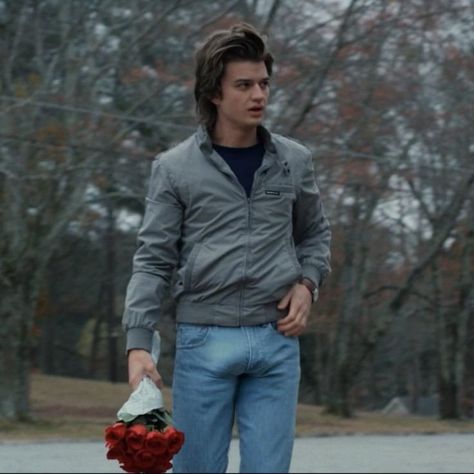 Discord Kitten, Steve Harrington Stranger Things, Joe Kerry, Beautiful Joe, Stranger Things Steve, Womens Biker Jacket, Stranger Things 4, On Hiatus, Stranger Things Aesthetic