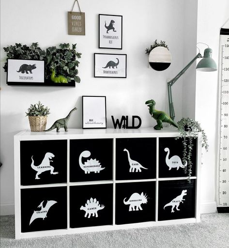 Dinosaur Toddler Room, Boys Dinosaur Bedroom, Dinosaur Boys Room, Dinosaur Kids Room, Boy Room Themes, Dinosaur Room Decor, Toddler Boy Room Decor, Best Stickers, Dinosaur Bedroom