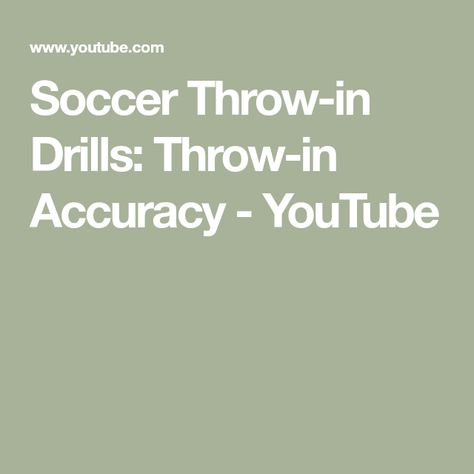 Throw In Drills For Soccer, Drills For Soccer, Soccer Stuff, Soccer Drills, How To Get Better, Football Gif, Soccer Coaching, Drills, Soccer Ball