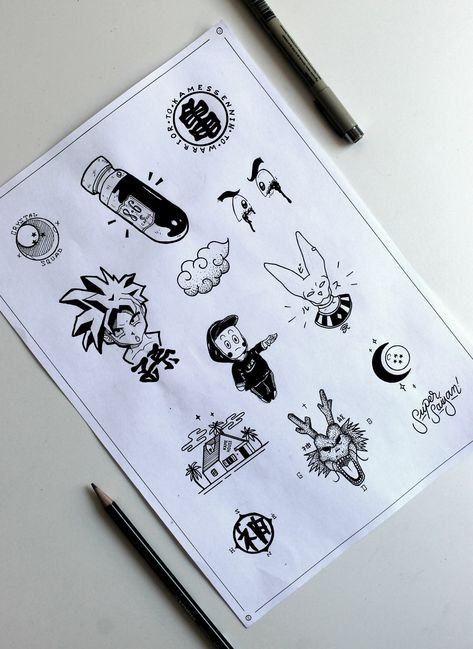 Small Dbz Tattoos Ideas, Dbz Small Tattoo, Simple Dbz Tattoo, Dragonball Flash Tattoo, Small Dragon Ball Tattoos, Small Dbz Tattoo, Small Dragonball Tattoo, Dbz Flash Tattoo, Simple Dragon Ball Tattoo