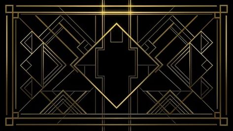 Art Deco Website, Art Deco 20s, Gold Art Deco Pattern, Art Deco Logo, Art Deco Design Graphics, Art Deco Graphics, Gold Illustration, Gatsby Art, Art Deco Abstract