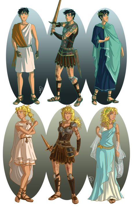 I realise this is Percy Jackson stuff, but I like the style Ancient Greece Clothing, Zio Rick, Percy Jackson Fanart, Percy And Annabeth, Percy Jackson Fan Art, Seaweed Brain, Percy Jackson Characters, Percy Jackson Memes, Percy Jackson Heroes Of Olympus