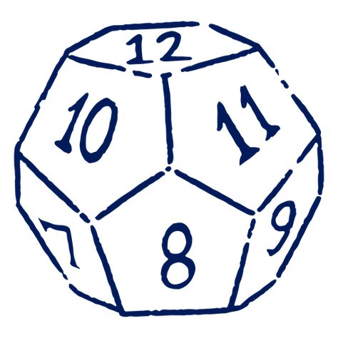 Dnd Dice Illustration, 12 Sided Dice, Drone Logo, D4 Dice, Rpg Dice, Inspiration Illustration, Sketchbook Ideas, Design Ad, Png Design