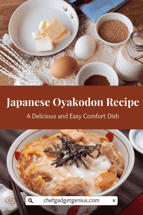 Oyakodon recipe, Japanese chicken and egg bowl, easy oyakodon, homemade oyakodon, traditional Japanese rice bowl, chicken oyakodon, quick Japanese recipes, authentic oyakodon, Japanese comfort food, chicken and egg rice bowl Japanese Oyakodon, Chicken And Egg Rice Bowl, Oyakodon Recipe, Egg And Rice, Egg Rice Bowl, Soba Recipe, Egg Rice, Meatball Maker, Japanese Chicken