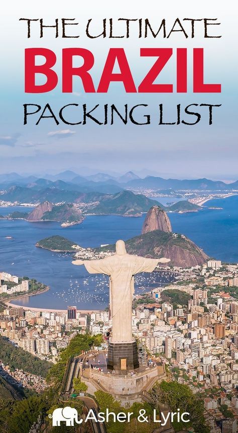 Brazil Packing List, Brazil Travel Guide, Brazil Vacation, Visit Brazil, Brazil Travel, Honeymoon Travel, Travel South, South America Travel, Packing Tips For Travel