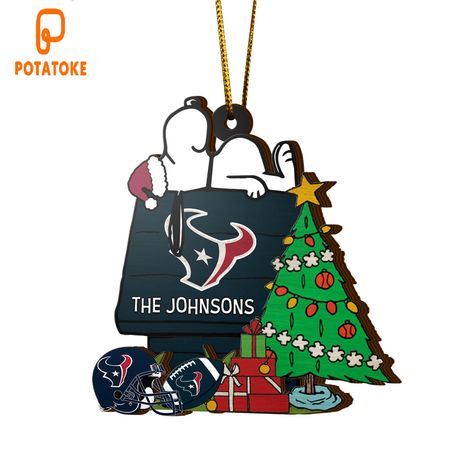 Houston Texans Snoopy NFL Sport Ornament Custom Name An ornament is a decorative item designed to enhance the aesthetic appeal of an object or space. Typically small and intricately crafted, ornaments can be made from a variety of materials including metal, glass, wood, or ceramic. They are often used to adorn Christmas trees, homes, or clothing, adding a touch of beauty and personalization. For example, a delicate glass ornament may feature elaborate patterns and vibrant colors, catching the light and casting a sparkling glow. In broader terms, ornaments can also refer to embellishments in architecture, art, and design that contribute to the overall visual harmony and charm of a setting.Photos Of Houston Texans Snoopy NFL Sport Ornament Custom Name [thien_display_attachment_images]Product Name Ornaments, Ucf Knights, Christmas Names, Nfl Sports, Houston Texans, Metal Ornament, Buffalo Bills, Wooden Ornaments, New England Patriots