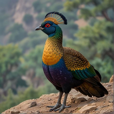 Perfect shot😍 The Himalayan Monal The Himalayan Monal, renowned for its striking plumage, is a symbol of the Himalayas' grandeur. Found in the dense forests and alpine meadows of the region, it boasts a kaleidoscope of colors, from iridescent green to vivid blue and fiery red. This avian gem is the national bird of Nepal and the state bird of Uttarakhand in India. Its habitat spans across Pakistan, India, Nepal, Bhutan, and parts of China. The Monal's distinctive call echoes through the moun... Himalayan Monal, National Animal, Alpine Meadow, Bird Photos, State Birds, National Symbols, Iridescent Green, Colorful Bird, Himachal Pradesh