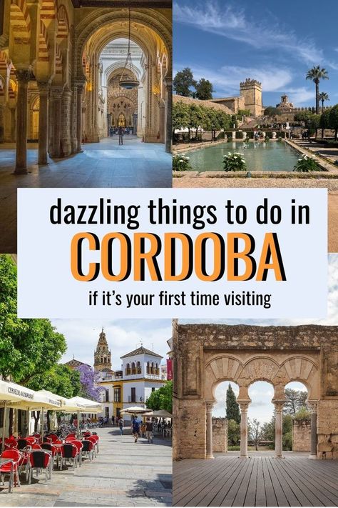 Add these attractions and activities to your Cordoba bucket list and make the most of your visit to one of the best places in Spain Andalucia Spain Travel, Andalusia Travel, Backpacking Spain, Trip To Spain, Spain Aesthetic, Cordoba Spain, Spain Itinerary, Andalucia Spain, Spain Travel Guide