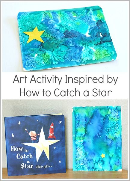 Art Activity to Go with the Story How to Catch a Star by Oliver Jeffers~ Buggy and Buddy Kindergarten Book Club Ideas, Australia Crafts, Salt Art, Oliver Jeffers, Art Projects For Kids, Art Activity, Kindergarten Art, 수채화 그림, Art Activities For Kids